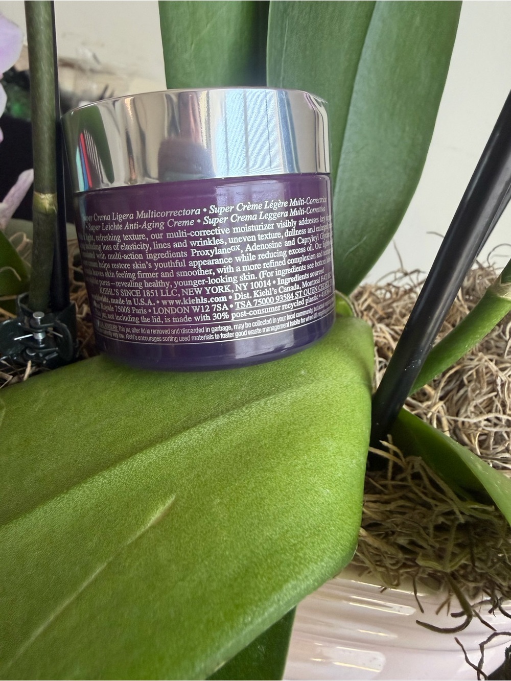 Kiehl's Super Multi-Corrective Soft Cream — Purple with Silver Lid - Picture 2 of 2